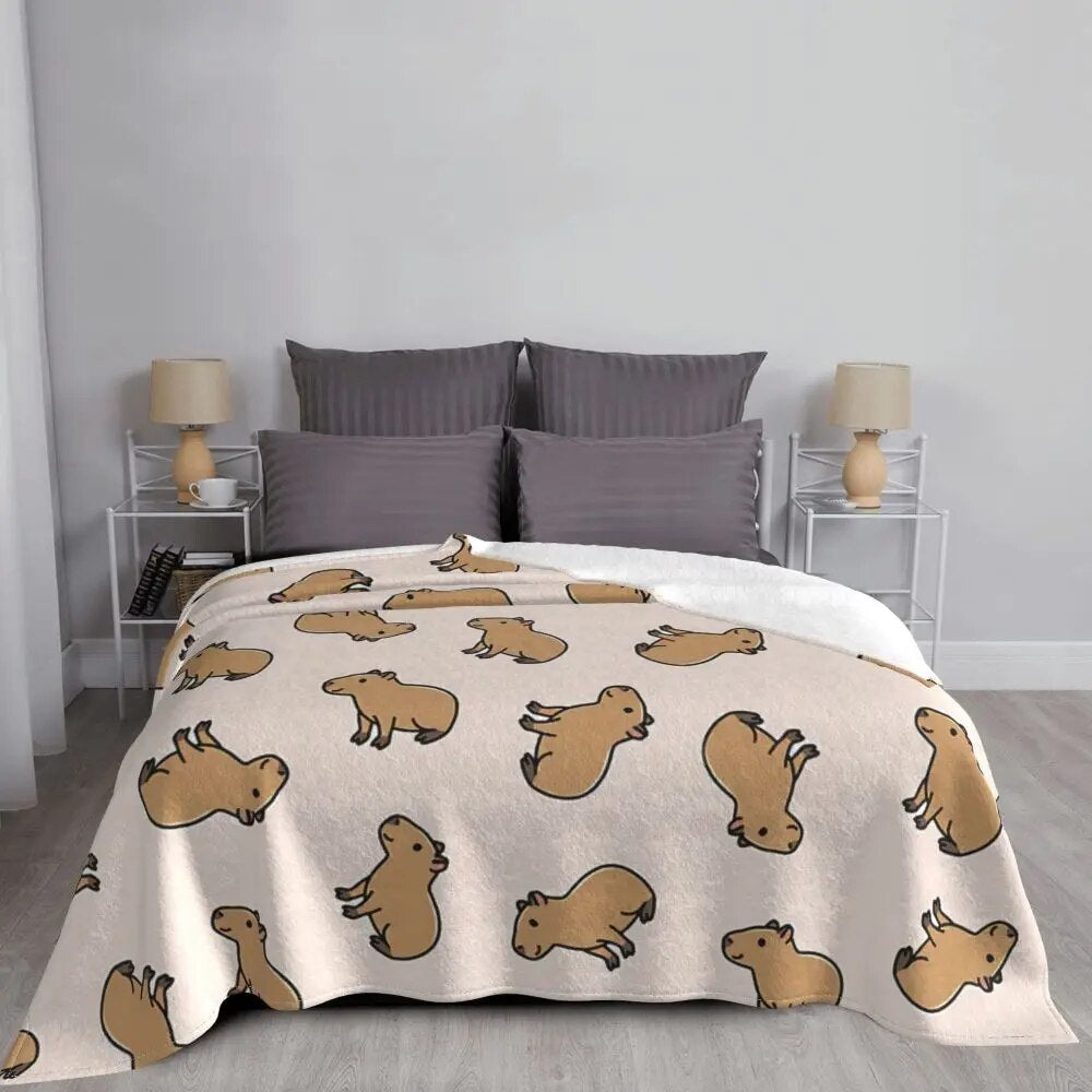 Capybara Blanket (Small Capybara)